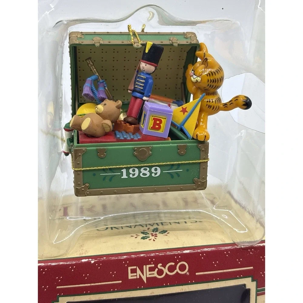 Enesco Garfield Christmas Ornament 1989 